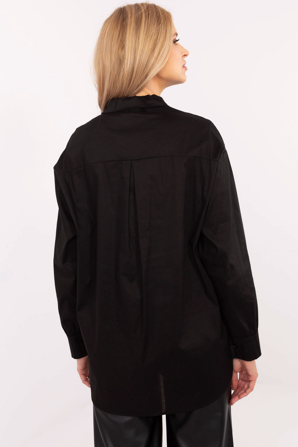 Koszula Damska Model DHJ-KS-9213-1.77P Black - Italy Moda - obrazek 4