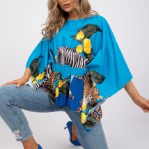 Bluzka Model DHJ-BZ-15735B.13 Blue – Italy Moda