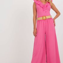 Spodnie Damskie Model DHJ-SP-8387.57 Pink – Italy Moda