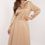 Spódnica Model DHJ-SD-A1997.76 Beige - Italy Moda