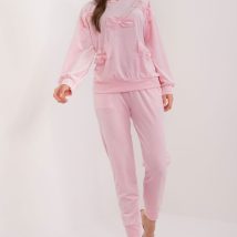 Spodnie Komplet Model DHJ-KMPL-8850.68 Light Pink – Italy Moda