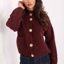 Sweter Damski Model MI-SW-WM218.02 Bordo – Italy Moda