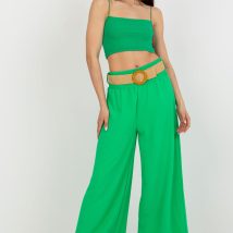 Spodnie Damskie Model DHJ-SP-8387.57 Green – Italy Moda