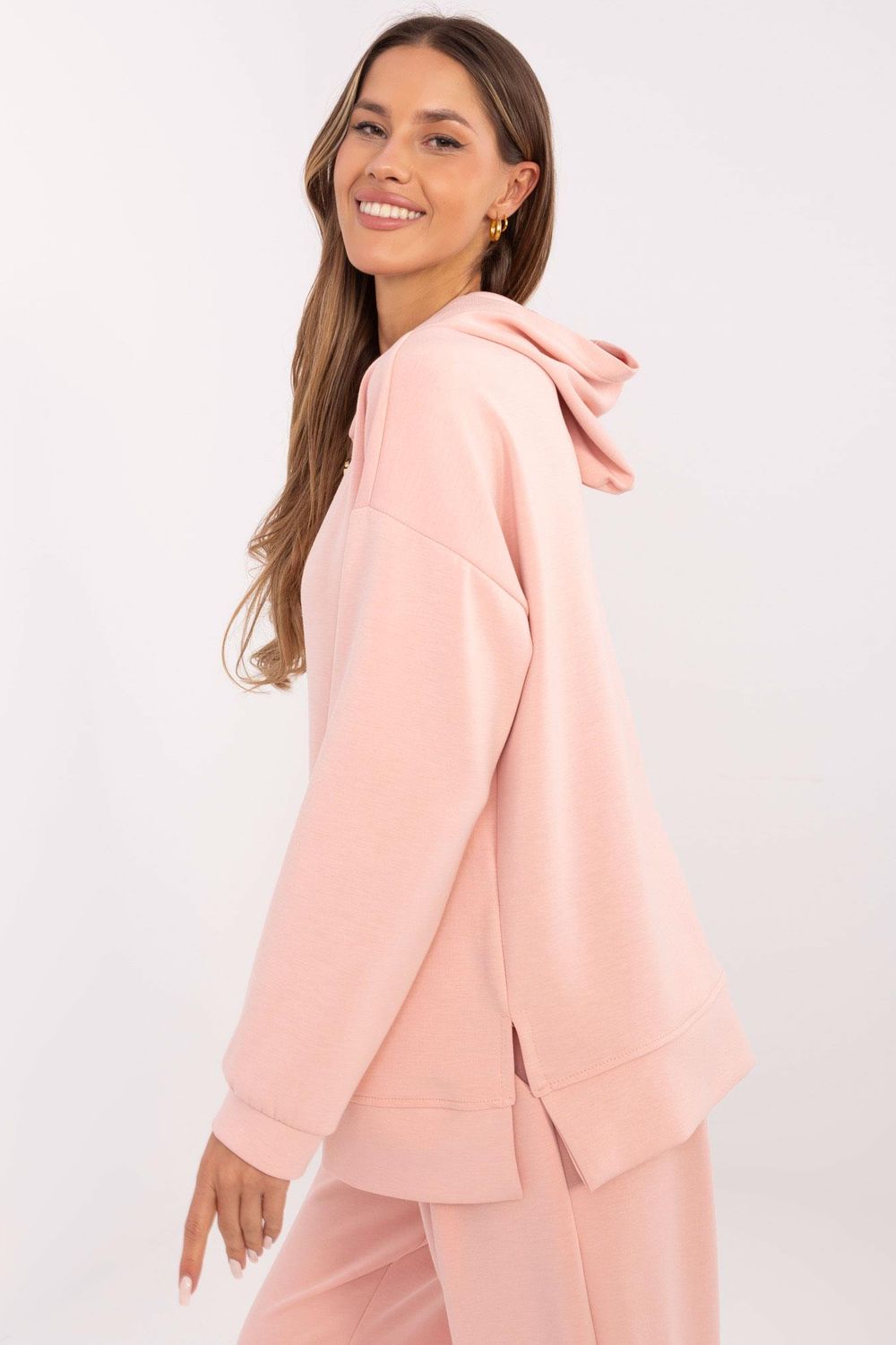 Bluza Damska Model DHJ-BL-20510.68 Brzoskwinia - Italy Moda - obrazek 3