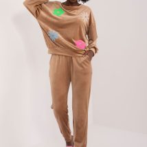 Spodnie Komplet Model DHJ-KMPL-8655.05 Dark Beige – Italy Moda