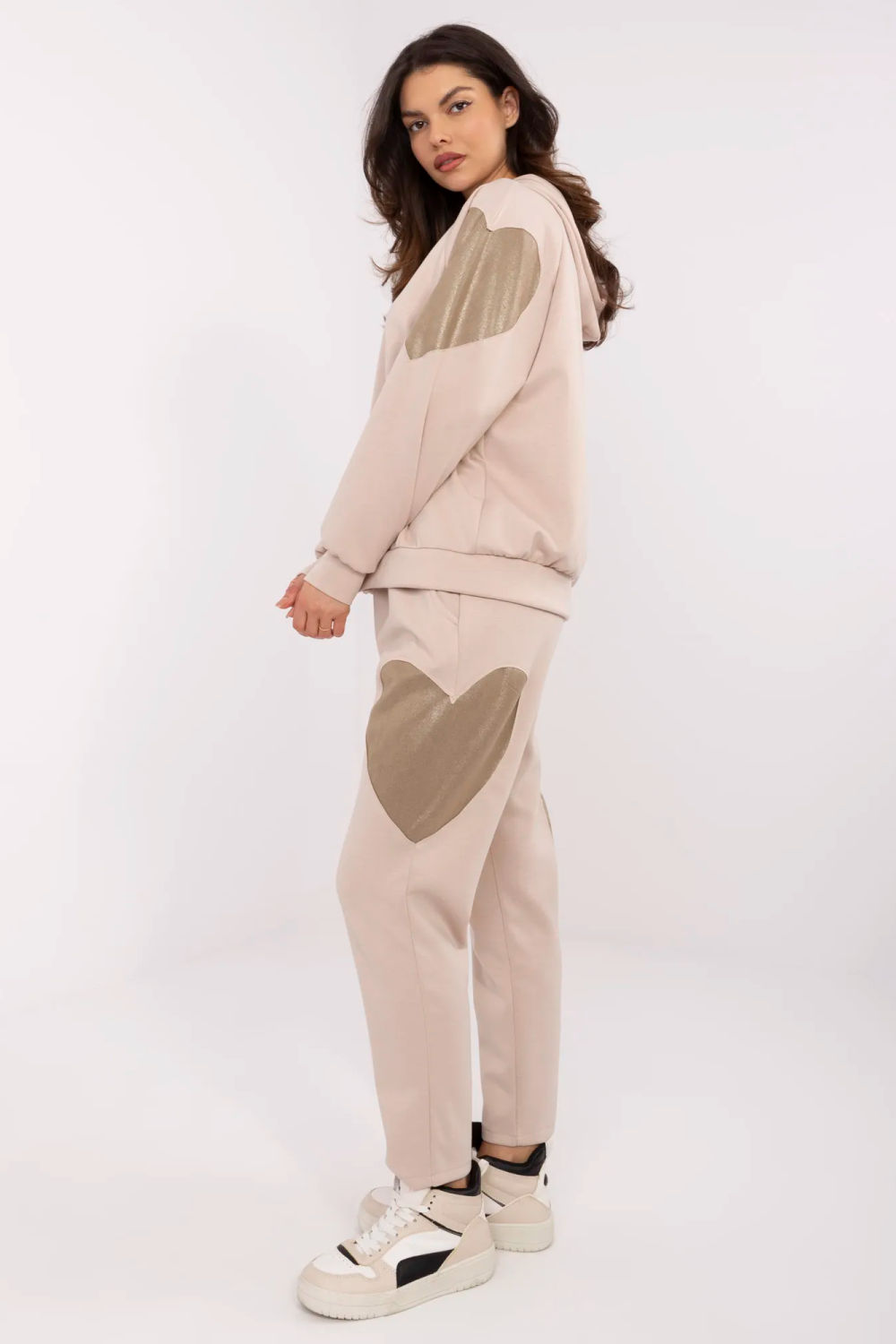 Spodnie Komplet Model MI-KMPL-M6156.98 Dark Beige - Italy Moda - obrazek 3