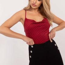Koszulka Top Model DHJ-TP-20051.78 Bordo – Italy Moda