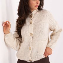 Sweter Damski Model MI-SW-WM218.02 Light Beige – Italy Moda