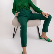 Spodnie Damskie Model DHJ-SP-12787.21X Dark Green – Italy Moda