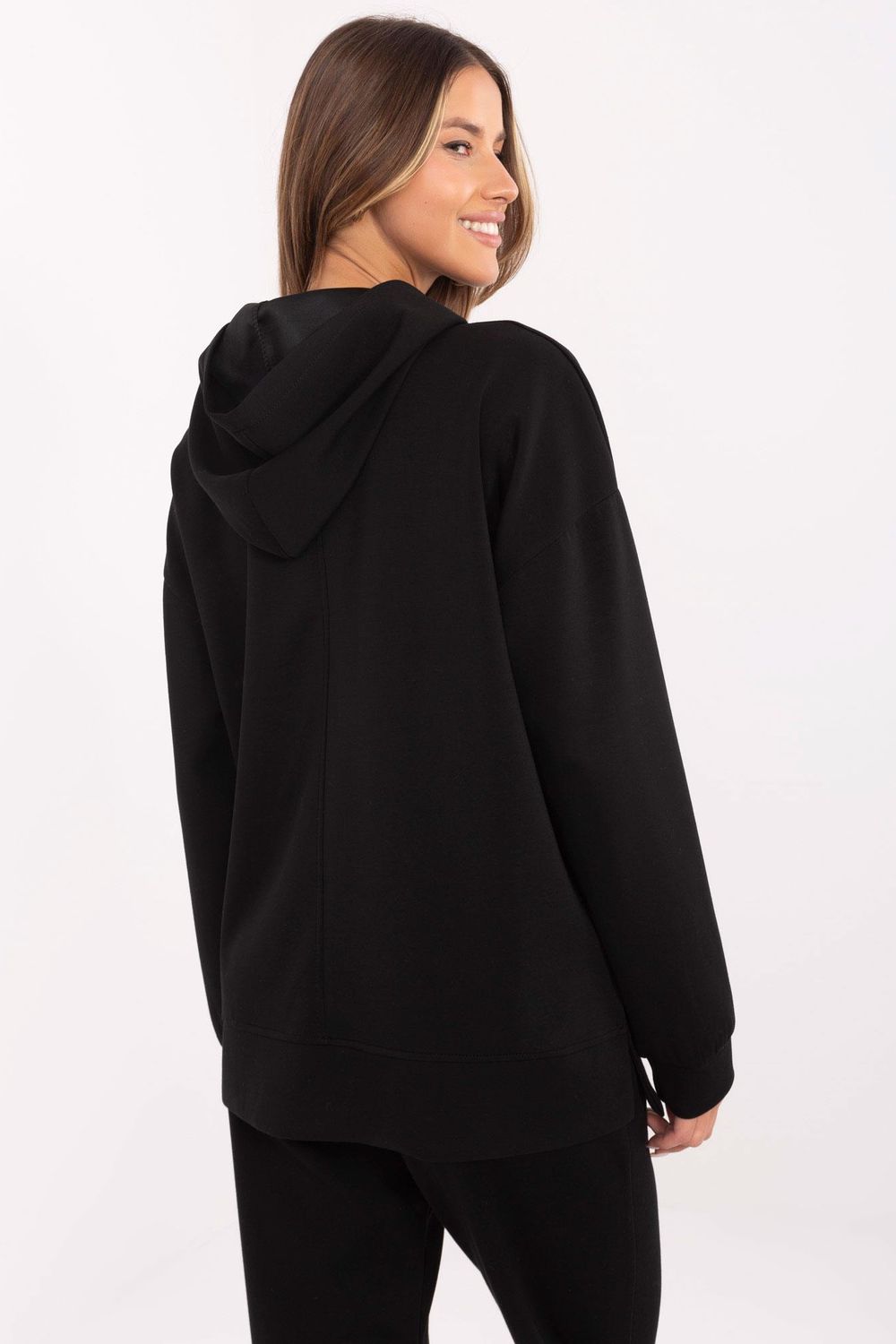 Bluza Damska Model DHJ-BL-20510.68 Black - Italy Moda - obrazek 4