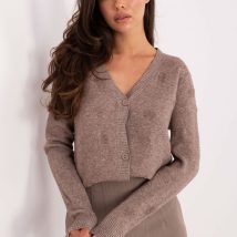 Sweter Damski Model IT-SW-98300.69 Dark Beige – Italy Moda