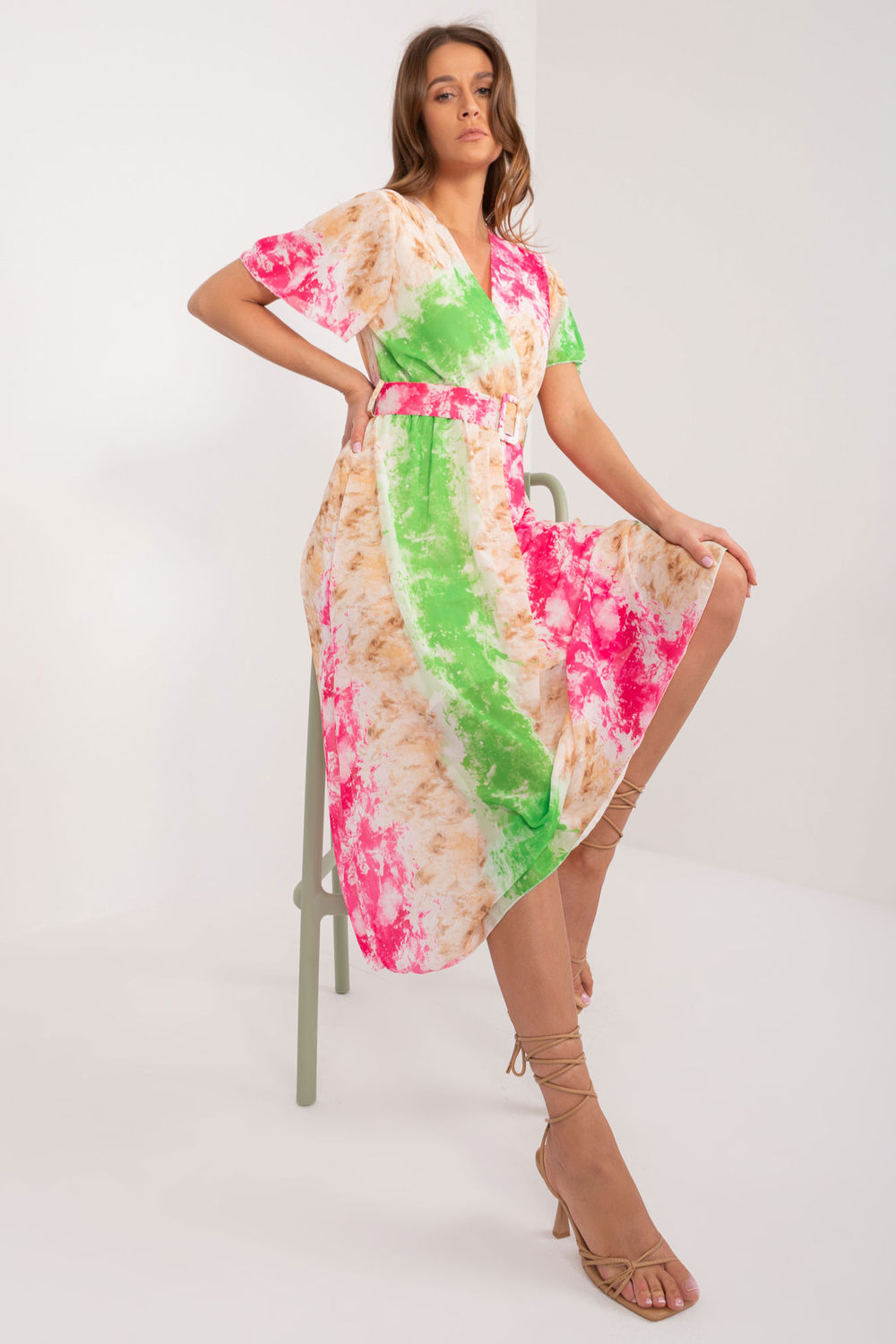 Sukienka Model DHJ-SK-15967-2.86 Dark Pink - Italy Moda - obrazek 3