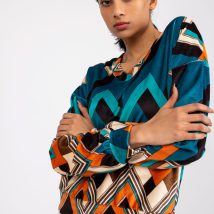 Bluzka Model DHJ-BZ-6033-1.49P Morski – Italy Moda