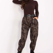 Spodnie Damskie Model IT-SP-242975.84 Dark Brown – Italy Moda