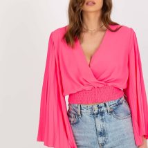 Bluzka Model DHJ-BZ-16503.30X Fluo Pink – Italy Moda