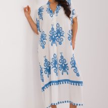 Sukienka Model DHJ-SK-17951.03X White/Blue – Italy Moda
