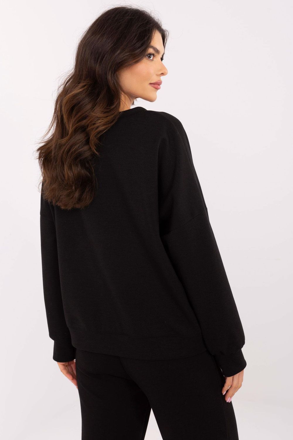 Bluza Damska Model MI-BL-271594.85 Black - Italy Moda - obrazek 4