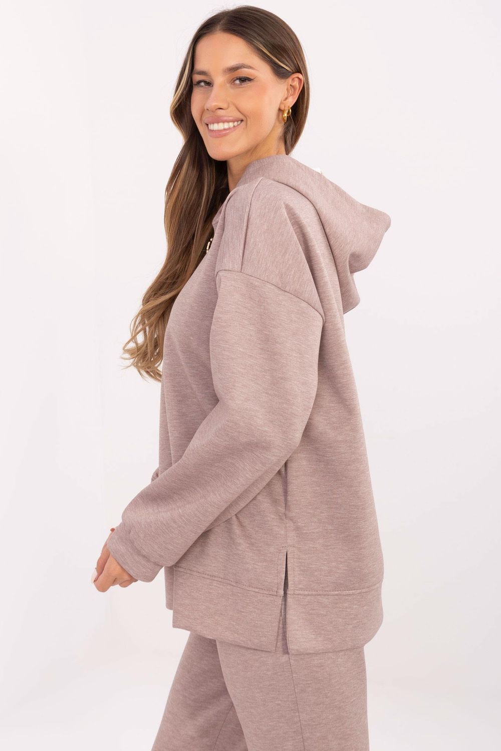 Bluza Damska Model DHJ-BL-20510.68 Dark Beige - Italy Moda - obrazek 3