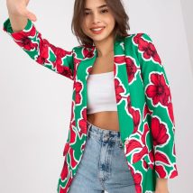 Marynarka Model DHJ-MA-15621-2.25X Green/Pink – Italy Moda