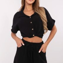 Szorty Damski Model MO-SN-9717.95 Black – Italy Moda