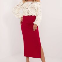 Spódnica Model MI-SD-20730.69 Red – Italy Moda