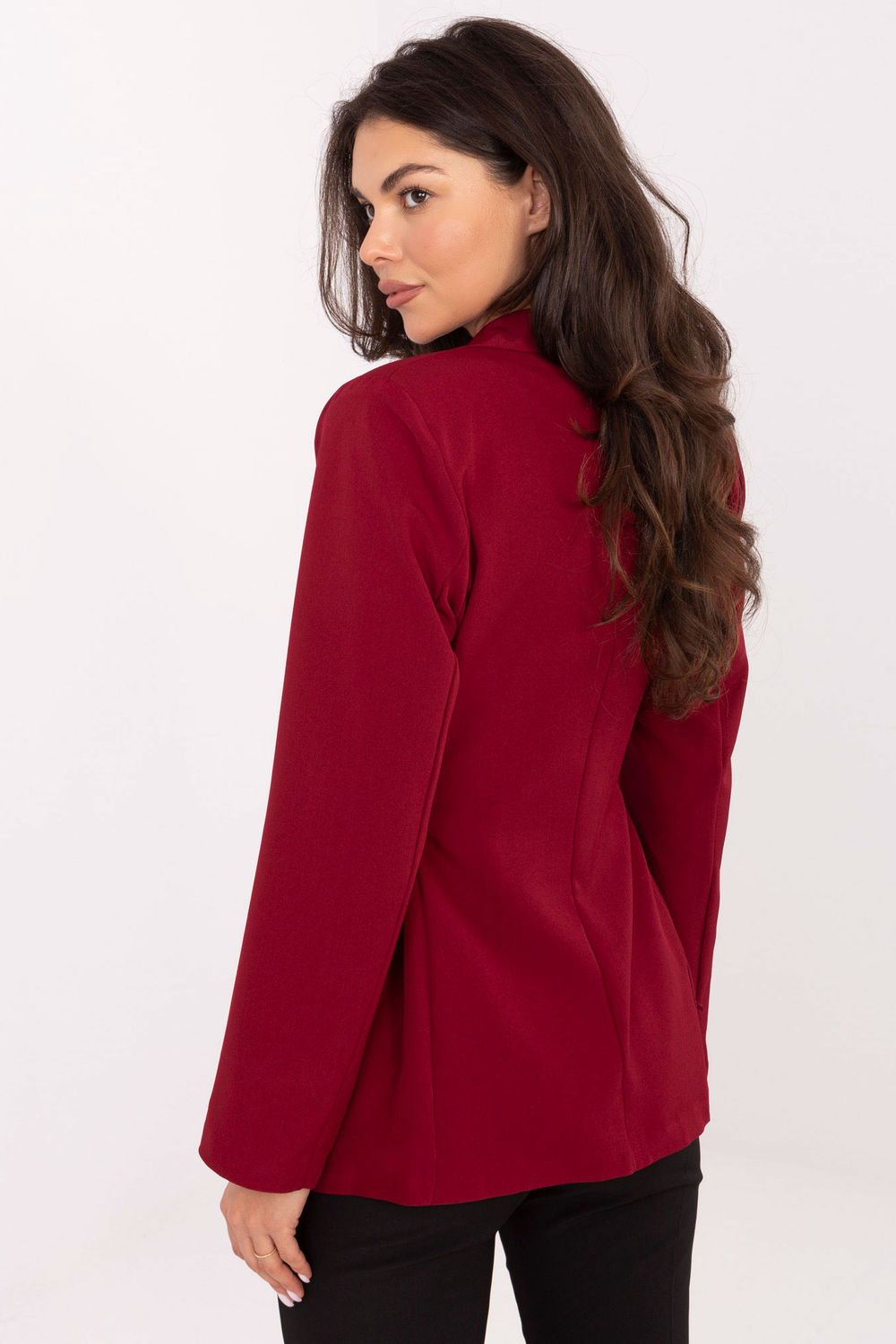 Marynarka Model MI-MA-A5162.21 Bordo - Italy Moda - obrazek 3