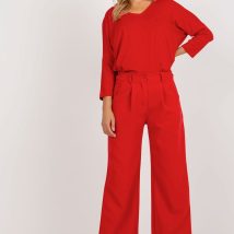 Spodnie Damskie Model DHJ-SP-15679-1.35X Red – Italy Moda