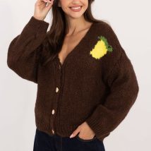 Sweter Damski Model MI-SW-2108.92 Brown – Italy Moda
