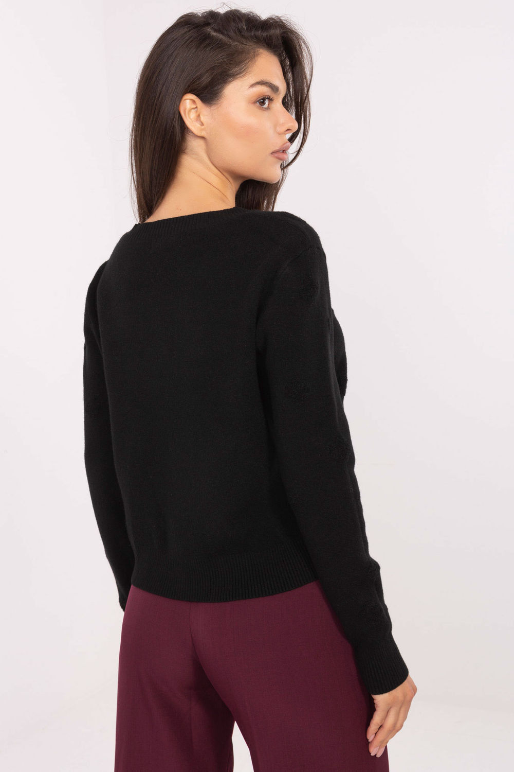 Sweter Damski Model IT-SW-98300.69 Black - Italy Moda - obrazek 4