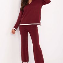 Spodnie Komplet Model IT-KMPL-99062.66 Bordo – Italy Moda