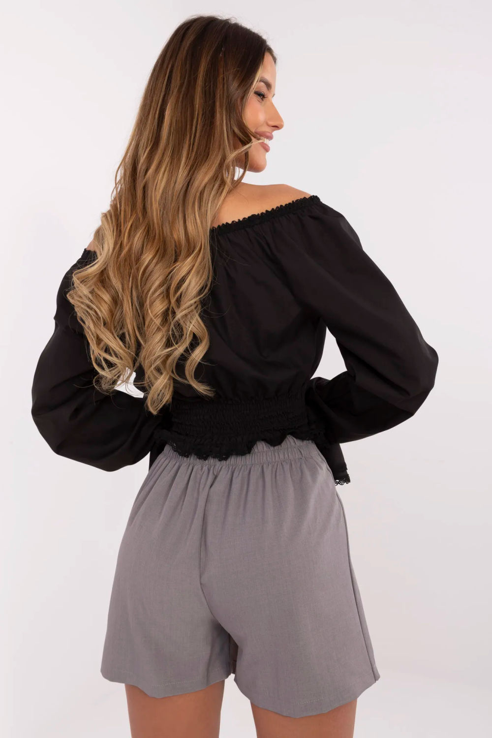 Spodnie Spódnicospodenki Model MI-SD-88662.92 Grey - Italy Moda - obrazek 4