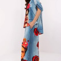 Spodnie Damskie Model DHJ-SP-19183-5.78 Blue – Italy Moda