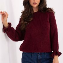 Sweter Damski Model MI-SW-2912.10X Bordo – Italy Moda