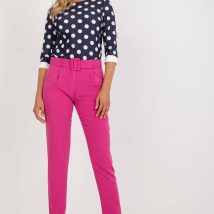 Spodnie Damskie Model DHJ-SP-12787.21X Dark Pink – Italy Moda