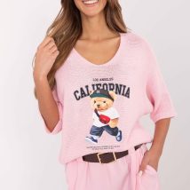 Sweter Damski Model MI-SW-2101.06 Light Pink – Italy Moda