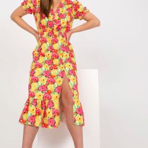 Sukienka Model DHJ-SK-7006-3.39 Yellow – Italy Moda