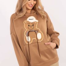 Bluza Damska Model DHJ-BL-A8695.65P Camel – Italy Moda