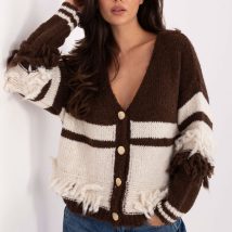 Sweter Damski Model MI-SW-3211.31 Dark Brown – Italy Moda