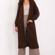 Sweter Kardigan Model MI-SW-WM6155.82 Dark Brown – Italy Moda