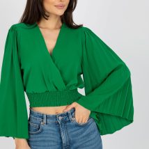 Bluzka Model DHJ-BZ-16503.30X Green – Italy Moda