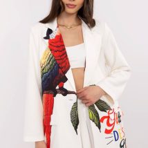 Marynarka Model DHJ-MA-18525-33.18 Ecru – Italy Moda