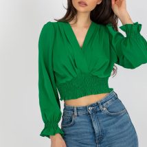 Bluzka Model DHJ-BZ-13866.92P Green – Italy Moda