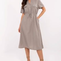 Sukienka Model MI-SK-109898.68 Dark Beige – Italy Moda