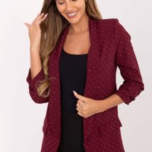 Marynarka Model IT-MA-7684.81 Bordo – Italy Moda