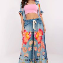 Spodnie Damskie Model DHJ-SP-19183-6.79 Blue – Italy Moda