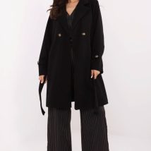 Płaszcz Damski Model MO-PL-5209.87 Black – Italy Moda