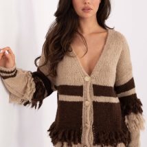 Sweter Damski Model MI-SW-3211.31 Beige – Italy Moda