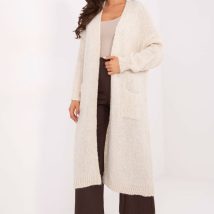Sweter Kardigan Model MI-SW-WM6155.82 Light Beige – Italy Moda