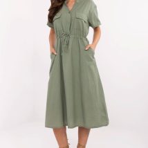 Sukienka Model MI-SK-109898.68 Khaki – Italy Moda