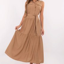 Sukienka Model MI-SK-A5032.70P Camel – Italy Moda